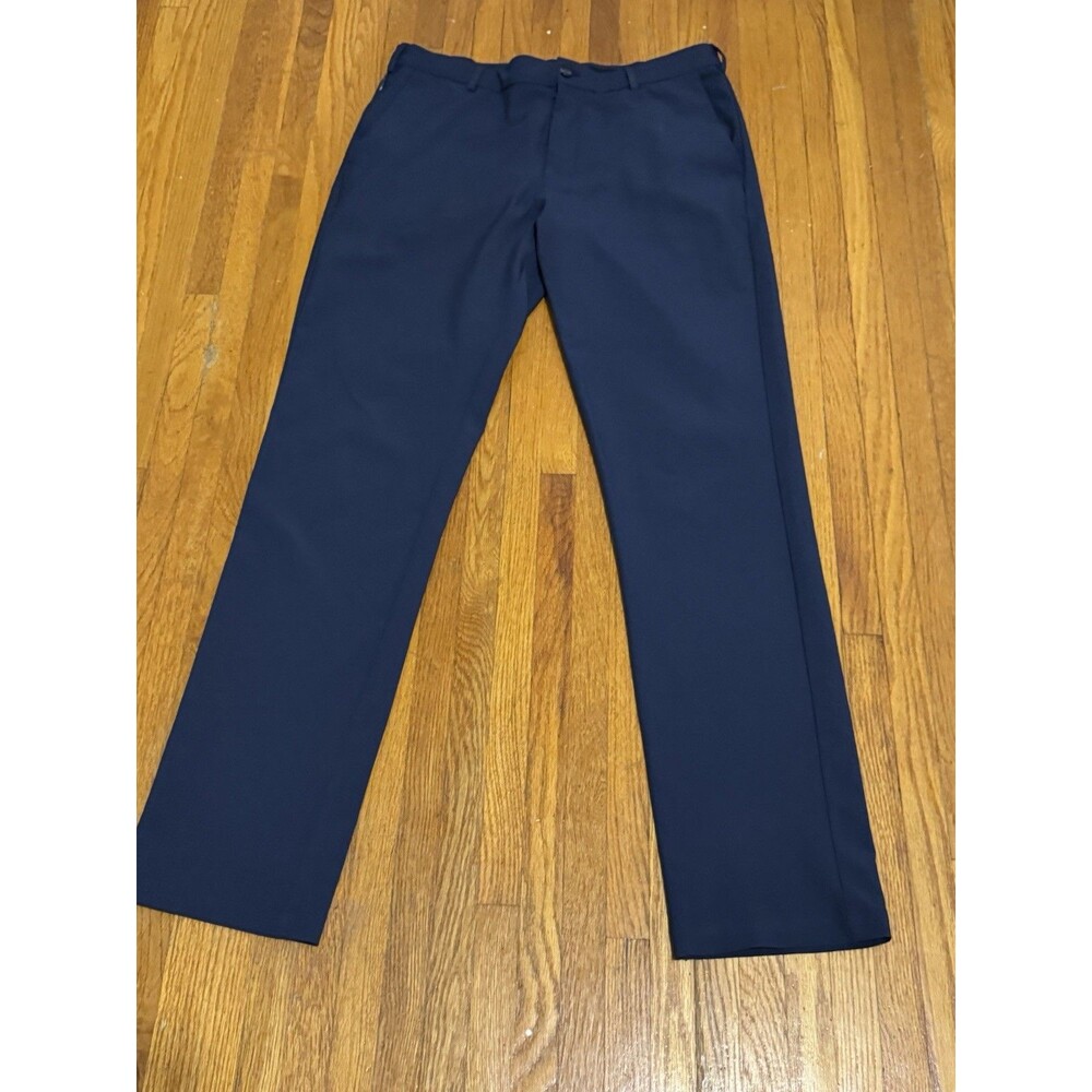 Van Heusen Men’s Blue Slim Fit Cotton Twill Chino Pants 33W x 34L